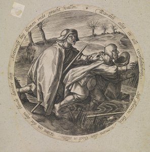 Den blinde leder den blinde av Pieter van der Heyden