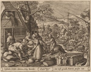 Høst av Pieter van der Heyden after Hans Bol