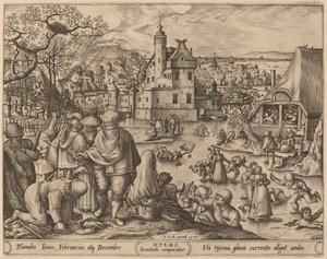 Vinter av Pieter van der Heyden after Hans Bol