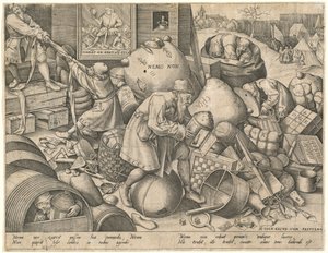 Hver mann av Pieter van der Heyden after Pieter Bruegel the Elder
