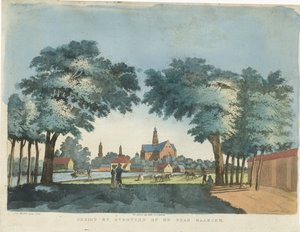 Utsikt over Haarlem fra Overveen Utsikt av Overveen på byen Haarlem (tittel på objekt) av Pieter van der Meulen