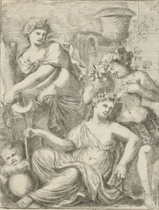 Ceres, Bacchus og Venus av Pieter van der Plas (II)