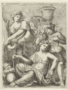 Ceres, Bacchus og Venus av Pieter van der Plas (II)