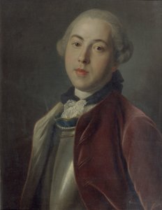 Portrett av grev Alexander Mikhaylovich Golitsyn av Pietro Antonio Rotari