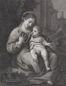 Den hellige familie, 1811 av Pietro Bonato