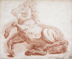 En fallen hest,