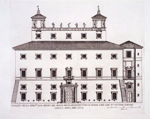 Palazzo Serenissima, Casa Medici, på Pincio-høyden, Roma, fra 
