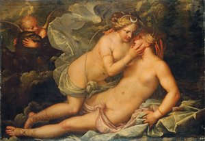 Jupiter i dekke av Diana og nymfen Callisto