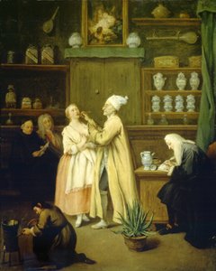 Apotekeren, ca. 1752 (olje på lerret) av Pietro Longhi
