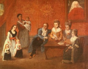 Michiel-familien, ca. 1780 (olje på lerret) av Pietro Longhi