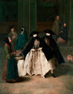 The Parfume Vendor, ca. 1756 (olje på lerret) av Pietro Longhi