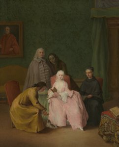 Besøket, 1746 av Pietro Longhi