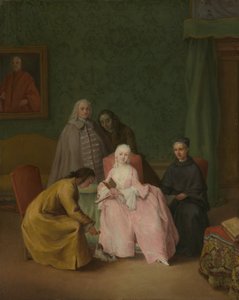 Besøket, 1746. av Pietro Longhi
