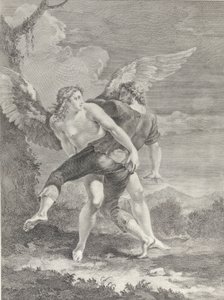 Jakob bryter engelen, 1730-39.