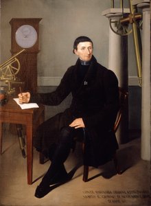 Portrett av Barnaba Oriani, astronom (1752 - 1832) av N. Carducci. 1800-talls maleri. av Pietro Narducci