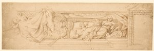 Allegori om evigheten med armene til Medici av Pietro Paolo Baldini