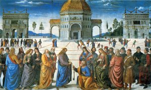 Levering av nøklene til Saint Peter, 1481