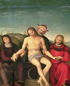 Pieta, 1497 (tempera og olje på panel)