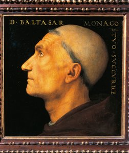 Portrett av munken Balthazar fra Vallombrosa Abbey, av Pietro Perugino av Pietro Perugino