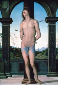 St Sebastian, c1470-1523 av Pietro Perugino
