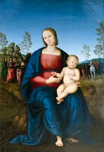 Jomfru med barn av Pietro Perugino