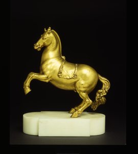 Oppdrettshest (forgylt bronse) av Pietro Tacca