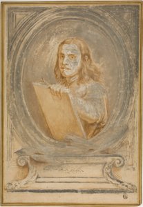 Portrett av Pietro Testa av Pietro Testa
