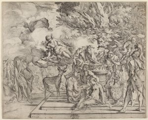 Iphigenia-offeret av Pietro Testa