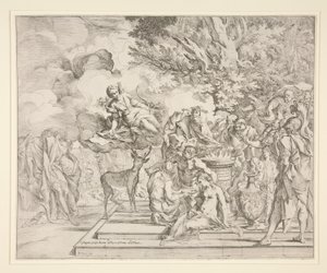 Iphigenia-offeret av Pietro Testa