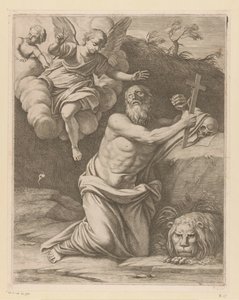 Saint Hieronymus i ørkenen av Pietro del Po