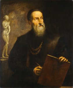 Imaginært selvportrett av Titian av Pietro della Vecchia