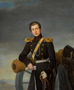 Portrett av Alexander Nikolaevich Karamzin 1815-1888, etter 1836.