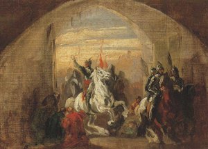 Boleslaw I Chrobry gikk inn i erobret Kiev, ca. 1837