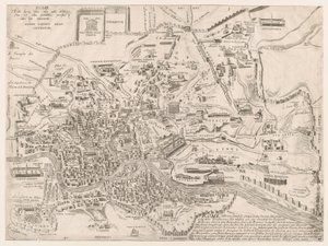 Mirror of Roman Magnificence: Plan of Ancient Roma, 1500-tallet., 1500-tallet.