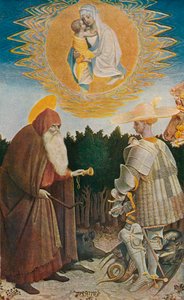 Jomfruen og barnet med de hellige, 1435, 1909 av Antonio Pisanello