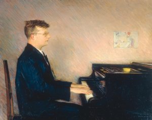 Portrett av komponisten Dimitrij Schostakowitsch