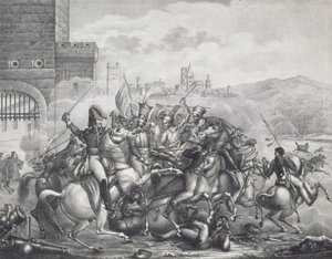 Josef Sulkowskis død, 1799 av Polish School