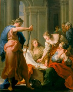 Achilles ved hoffet i Lycomedes av Pompeo Girolamo Batoni