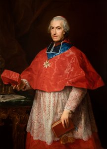 Portrett av kardinal Jean-François Joseph de Rochechouart av Pompeo Girolamo Batoni