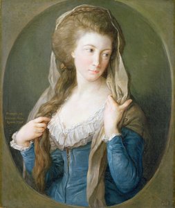 Portrait of a Woman, tradisjonelt identifisert som Margaret Stuart, Lady Hippisley av Pompeo Girolamo Batoni