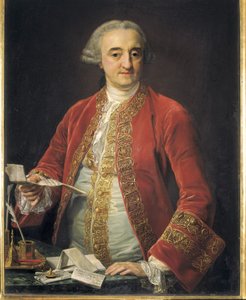 RODA, Manuel Roda y Arrieta, merker av (1706-1782). Spansk politisk (olje på lerret) av Pompeo Girolamo Batoni