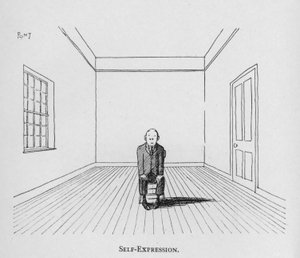 Selvuttrykk (litho) av Pont