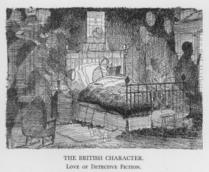 Den britiske karakteren, Love of Detective Fiction (litho)