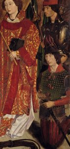 Saint Vincent, skytshelgen for Lisboa og Henri the Navigator (1394-1460), grunnlegger av en navigatørskole Detail. Maleri av portugisisk skole fra 1500-tallet. Nasjonalmuseet for antikk kunst, Lisboa. Lisboas museum for antikkens kunst av Portuguese School