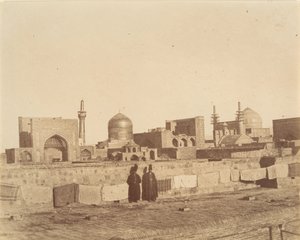 [Et generelt syn på MESHED fra taket på en hamam.], 1840-60-tallet.