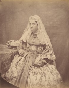 [Armensk kvinne i Teheran], 1840-60-tallet.