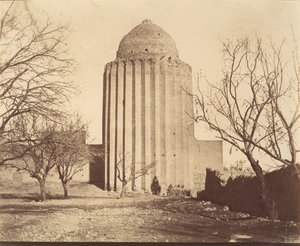 [Bastam, Tomb Tower bygget 1313, Khorasan], 1840-60-tallet.