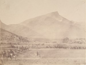[Avgang til jaktgraven til Khan av Khiva], 1840-60-tallet. av Possibly by Luigi Pesce.