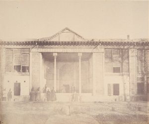 [Shahens palass, Teheran, Iran], 1840-60-tallet.