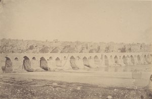 [Broen ved Dizfoul], 1840-60-tallet. av Possibly by Luigi Pesce.